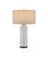 One Light Table Lamp in White/Beige/Blue/Antique Brass (142|6000-0965)
