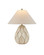 One Light Table Lamp in Beige/Dark Brown/Light Antique Brass (142|6000-0941)