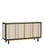 Deanna Credenza in Ivory/Black/Brushed Brass/Natural/Clear (142|3000-0300)
