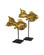 Goldfish Set of 2 Goldfish Set of 2 in Gold/Black (142|1200-0902)