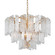 Piemonte Eight Light Chandelier in Gold Leaf (68|244-48-GL)