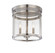 Penrose Three Light Semi-Flush Mount in Satin Nickel (51|6-1043-3-SN)