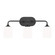 Emile Three Light Vanity in Midnight Black (1|GLV1023EN3/MBK)