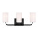 Rhett Three Light Vanity in Midnight Black (1|GLV1003EN3/MBK)