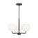 Rory Three Light Chandelier in Midnight Black (1|GLC1043EN3/MBK)