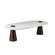 Delaney Coffee Table in White/Umber (314|FCI13)