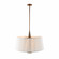 Middlebury Six Light Pendant in Graphite/Graphite/Heritage Brass (314|DMC26)