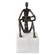 Sit Back, Relax And Read Sculpture in Dark Brown (52|18162)
