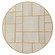 Geometric Mirror in Antiqued Gold Leaf (52|09969)