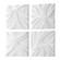Snowdrift Wall Decor, S/4 in White (52|04368)
