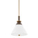 Staton One Light Pendant in Patina Brass/Bronze (67|F4216-PBR/BRZ)