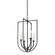 Kael Four Light Lantern in Black Iron (67|F3214-BI)