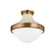 Maxton One Light Flush Mount in Patina Brass (67|C3113-PBR/SSD)