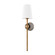 Los Vilos One Light Wall Sconce in Patina Brass (67|B2027-PBR)