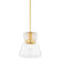 Elodie One Light Pendant in Aged Brass (428|H910701S-AGB)