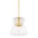 Elodie One Light Pendant in Aged Brass (428|H910701L-AGB)