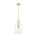 Lumi One Light Pendant in Aged Brass (428|H902701S-AGB)