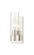 Downtown Urban One Light Wall Sconce in Polished Nickel (405|617-1W-PN-G617-8CL)