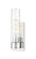 Downtown Urban One Light Wall Sconce in Polished Chrome (405|617-1W-PC-G617-11DE)