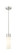 Downtown Urban One Light Mini Pendant in Satin Nickel (405|617-1S-SN-G617-8SWH)