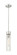 Downtown Urban One Light Mini Pendant in Satin Nickel (405|617-1S-SN-G617-11SCL)