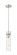 Downtown Urban One Light Mini Pendant in Satin Nickel (405|617-1S-SN-G617-11DE)