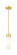 Downtown Urban One Light Mini Pendant in Satin Gold (405|617-1S-SG-G617-8SWH)