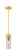 Downtown Urban One Light Mini Pendant in Satin Gold (405|617-1S-SG-G617-8SM)