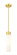 Downtown Urban One Light Mini Pendant in Satin Gold (405|617-1S-SG-G617-11WH)