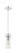 Downtown Urban One Light Mini Pendant in Polished Chrome (405|617-1S-PC-G617-8SM)