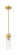 Downtown Urban One Light Mini Pendant in Brushed Brass (405|617-1S-BB-G617-8DE)