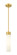 Downtown Urban One Light Mini Pendant in Brushed Brass (405|617-1S-BB-G617-11SWH)