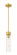 Downtown Urban One Light Mini Pendant in Brushed Brass (405|617-1S-BB-G617-11SDY)