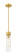 Downtown Urban One Light Mini Pendant in Brushed Brass (405|617-1S-BB-G617-11DE)
