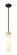 Downtown Urban One Light Mini Pendant in Black Antique Brass (405|617-1S-BAB-G617-11SWH)