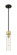 Downtown Urban One Light Mini Pendant in Black Antique Brass (405|617-1S-BAB-G617-11CL)