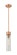 Downtown Urban One Light Mini Pendant in Antique Copper (405|617-1S-AC-G617-11SM)