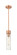 Downtown Urban One Light Mini Pendant in Antique Copper (405|617-1S-AC-G617-11DE)