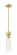 Downtown Urban One Light Mini Pendant in Antique Brass (405|617-1S-AB-G617-11CL)