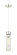 Downtown Urban One Light Mini Pendant in Satin Nickel (405|617-1P-SN-G617-11SCL)