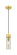 Downtown Urban One Light Mini Pendant in Satin Gold (405|617-1P-SG-G617-8SM)