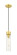 Downtown Urban One Light Mini Pendant in Satin Gold (405|617-1P-SG-G617-11DE)