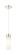 Downtown Urban One Light Mini Pendant in Polished Nickel (405|617-1P-PN-G617-8SWH)