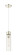 Downtown Urban One Light Mini Pendant in Polished Nickel (405|617-1P-PN-G617-11CL)