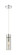 Downtown Urban One Light Mini Pendant in Polished Chrome (405|617-1P-PC-G617-8SM)