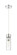 Downtown Urban One Light Mini Pendant in Polished Chrome (405|617-1P-PC-G617-8DE)