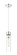 Downtown Urban One Light Mini Pendant in Polished Chrome (405|617-1P-PC-G617-11CL)