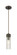 Downtown Urban One Light Mini Pendant in Oil Rubbed Bronze (405|617-1P-OB-G617-8SCL)