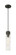 Downtown Urban One Light Mini Pendant in Matte Black (405|617-1P-BK-G617-11DE)