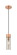 Downtown Urban One Light Mini Pendant in Antique Copper (405|617-1P-AC-G617-8SM)